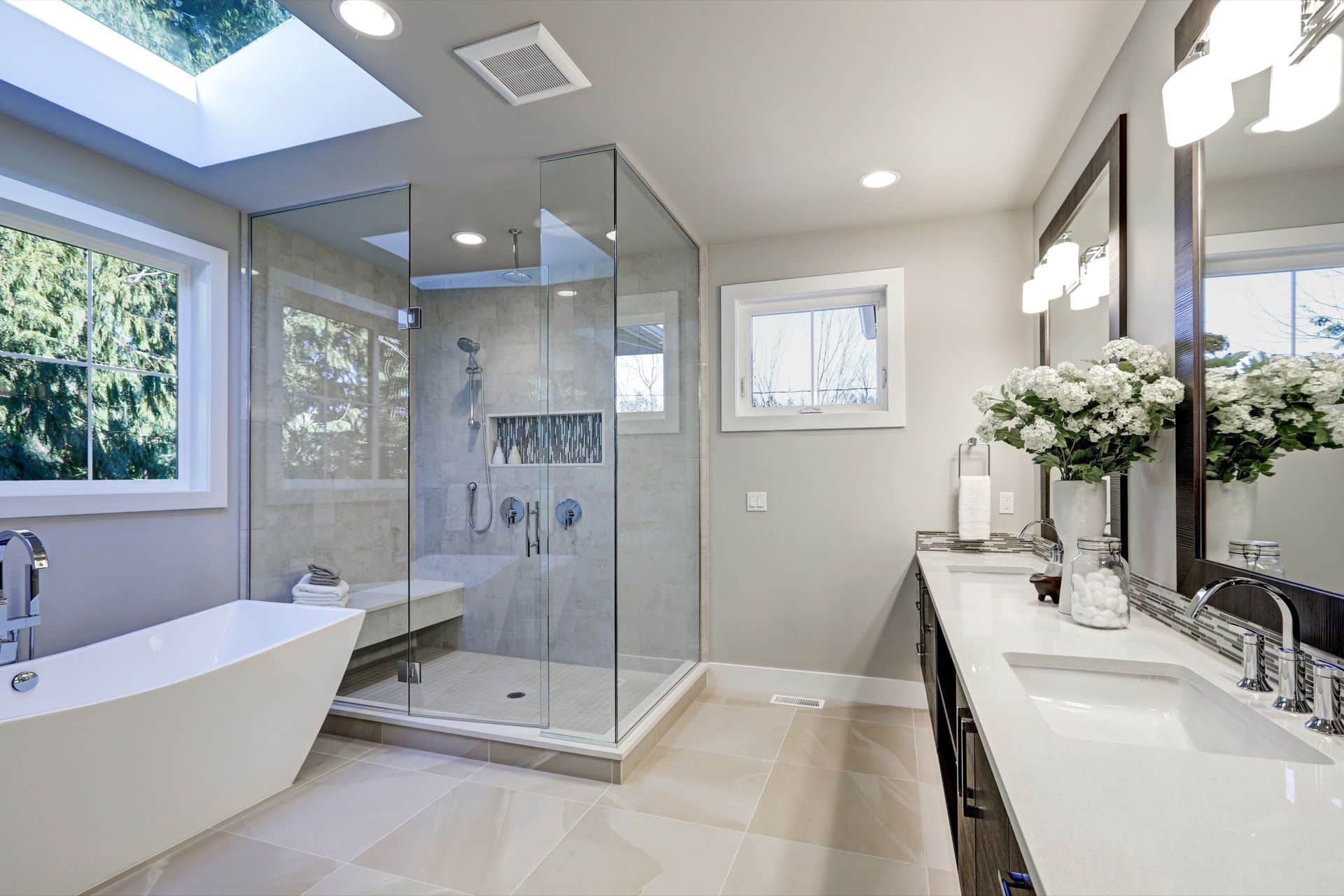 double vanity bathroom remodeling